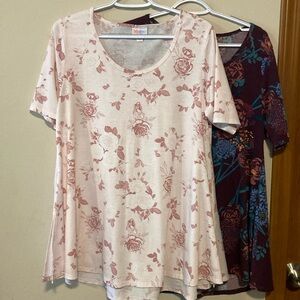 2 LulaRoe Perfect T’s Size S